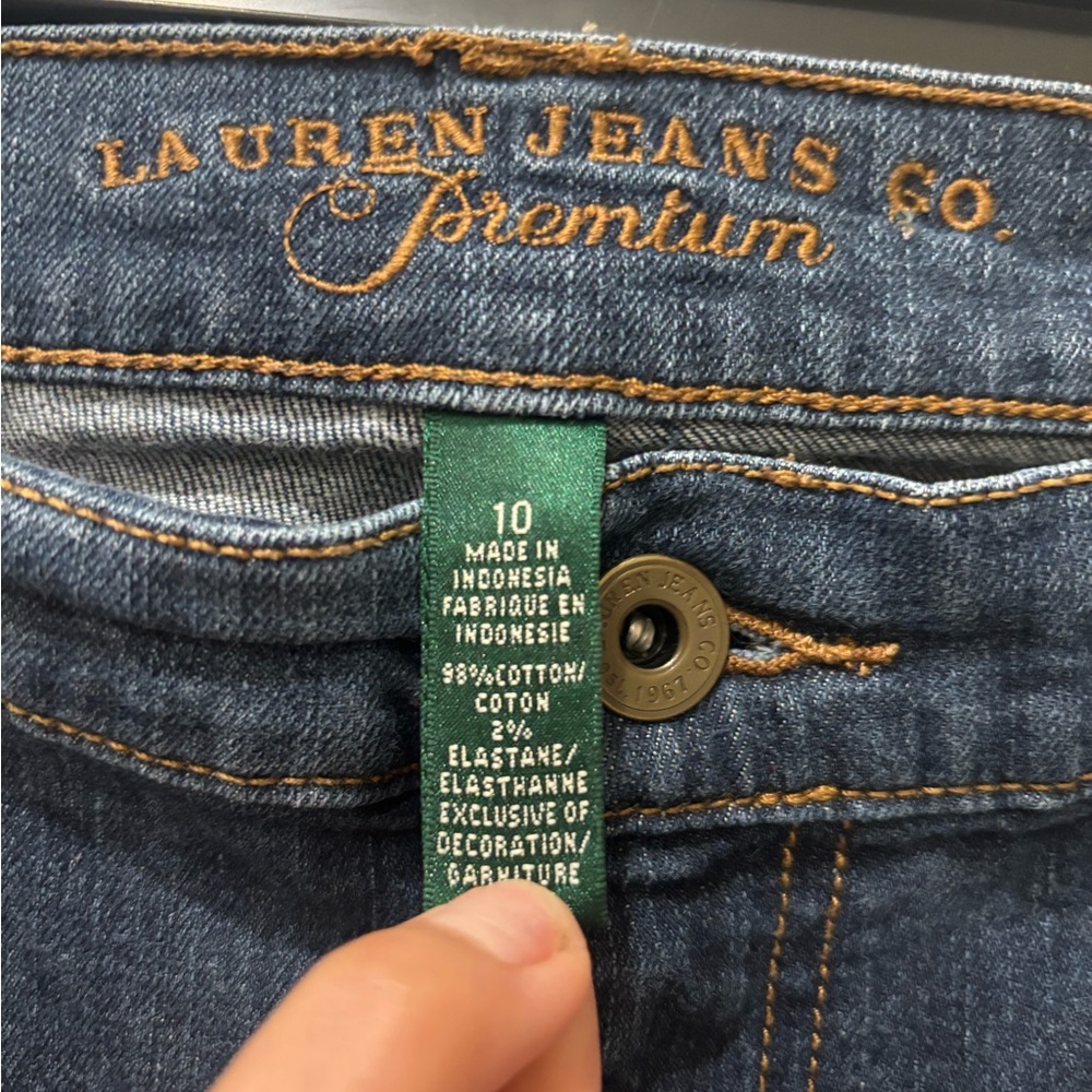 Ralph Lauren Premium Women's Blue Denim Jeans - Size 10